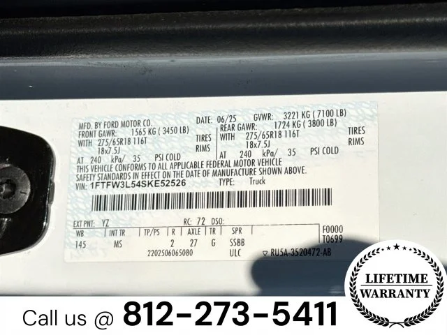 Used 2025 White Ford XLT image 29