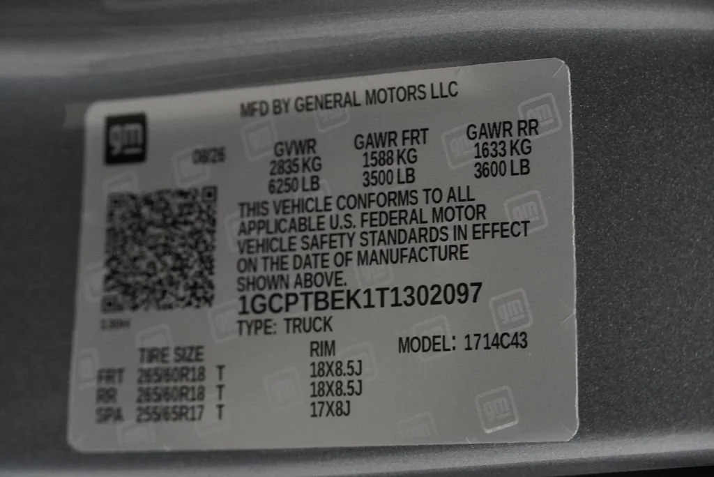 New 2026 Sterling Gray Metallic Chevrolet WT image 42