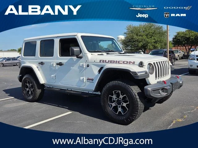 Used 2018 White Jeep Unlimited Rubicon image 1