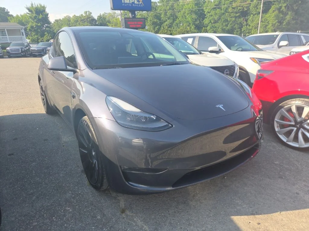 Used 2023 Gray Tesla Long Range image 2