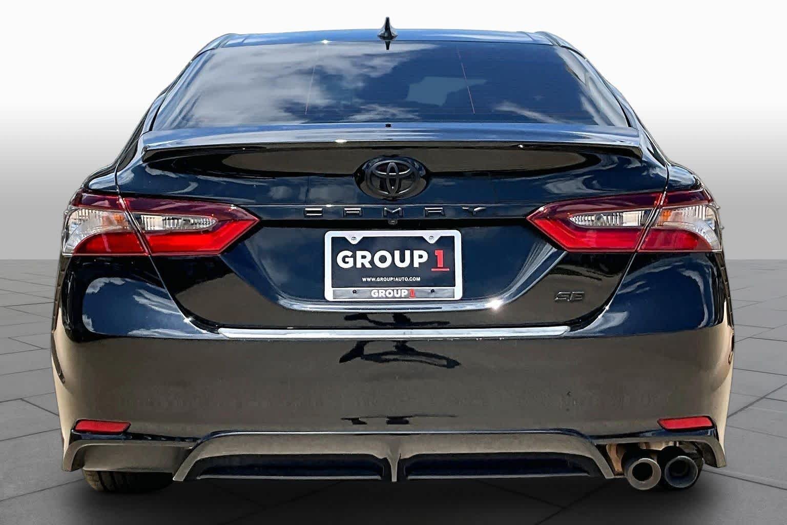 Used 2023 Midnight Black Metallic Toyota SE Nightshade image 4