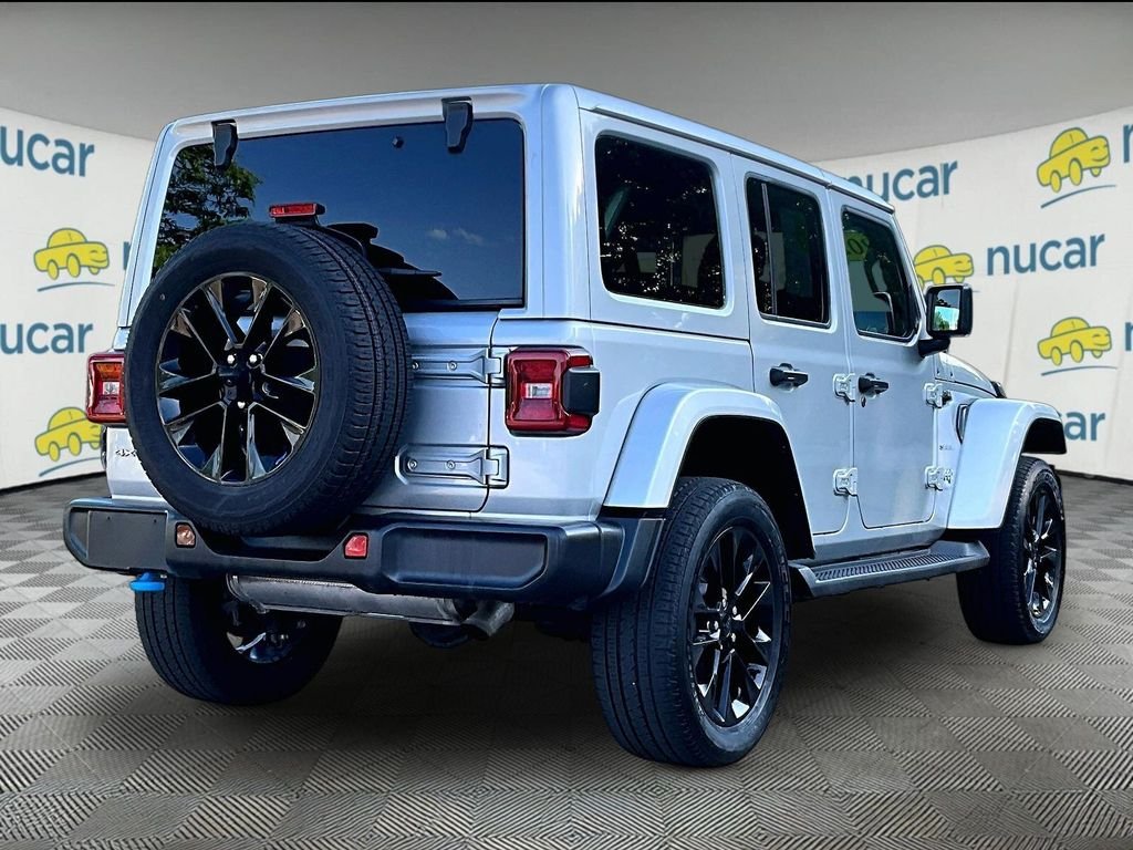 Used 2023 Silver Jeep Sahara 4xe image 6