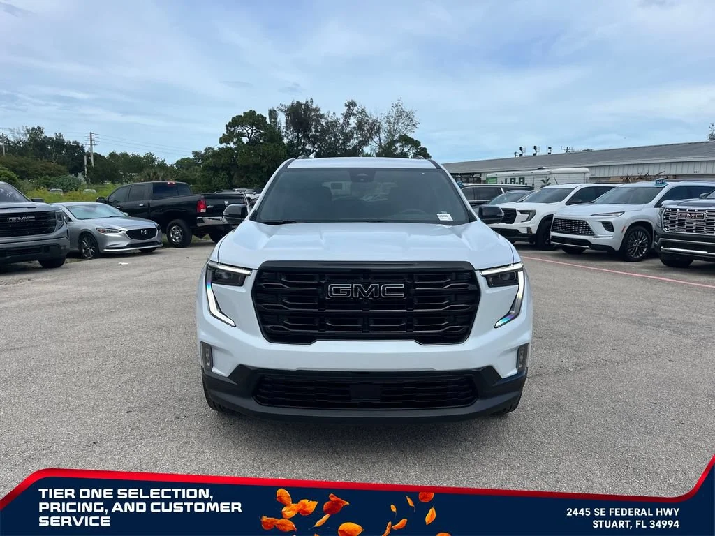 New 2027 Glacier White Tricoat GMC Elevation image 3