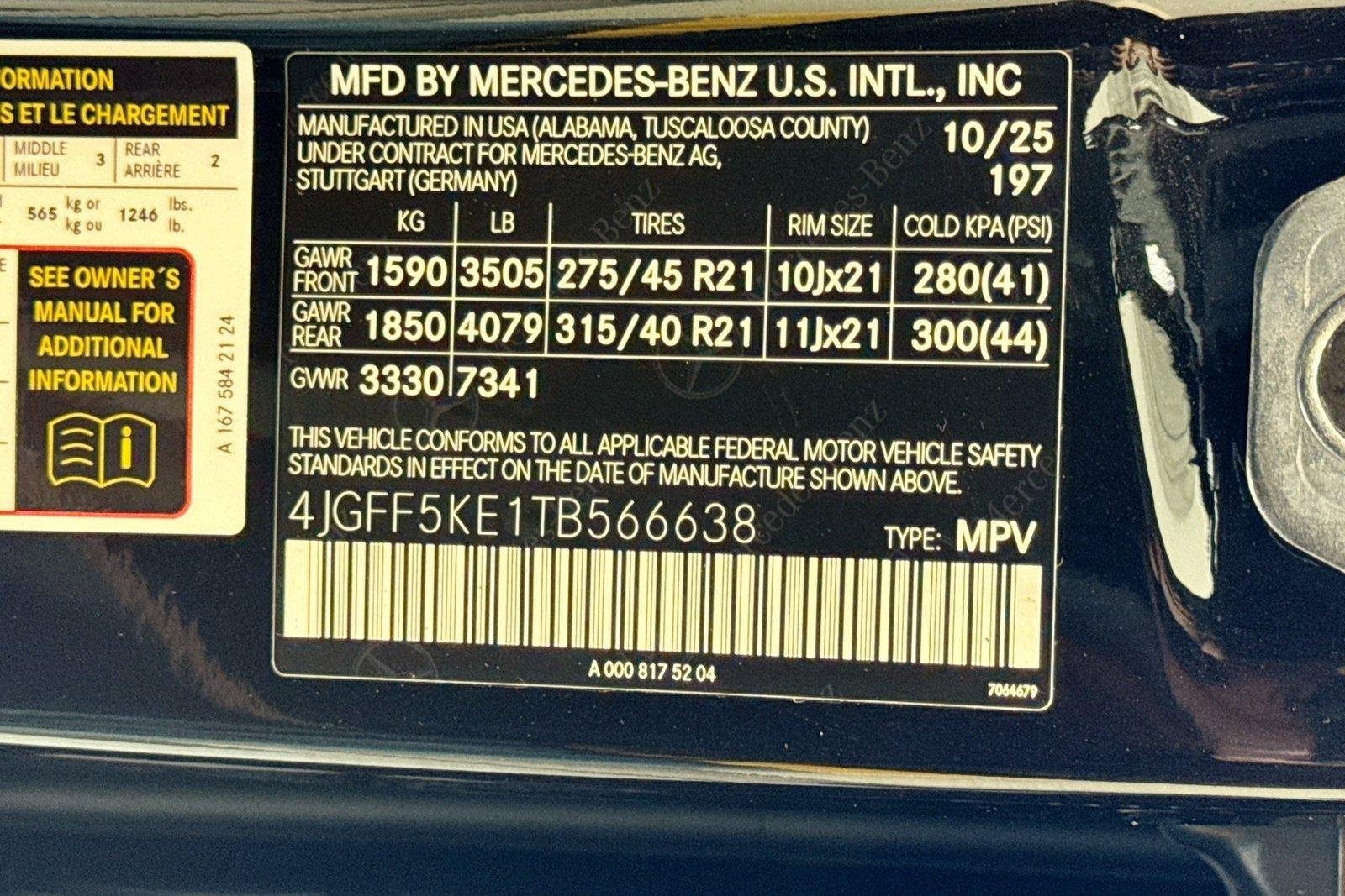 New 2026 Obsidian Black Metallic Mercedes-Benz GLS 450 image 30