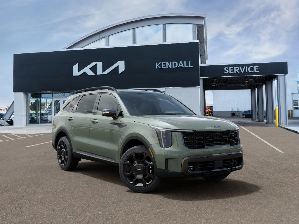 New 2026 Jungle Green Kia X-Line EX AWD image 8