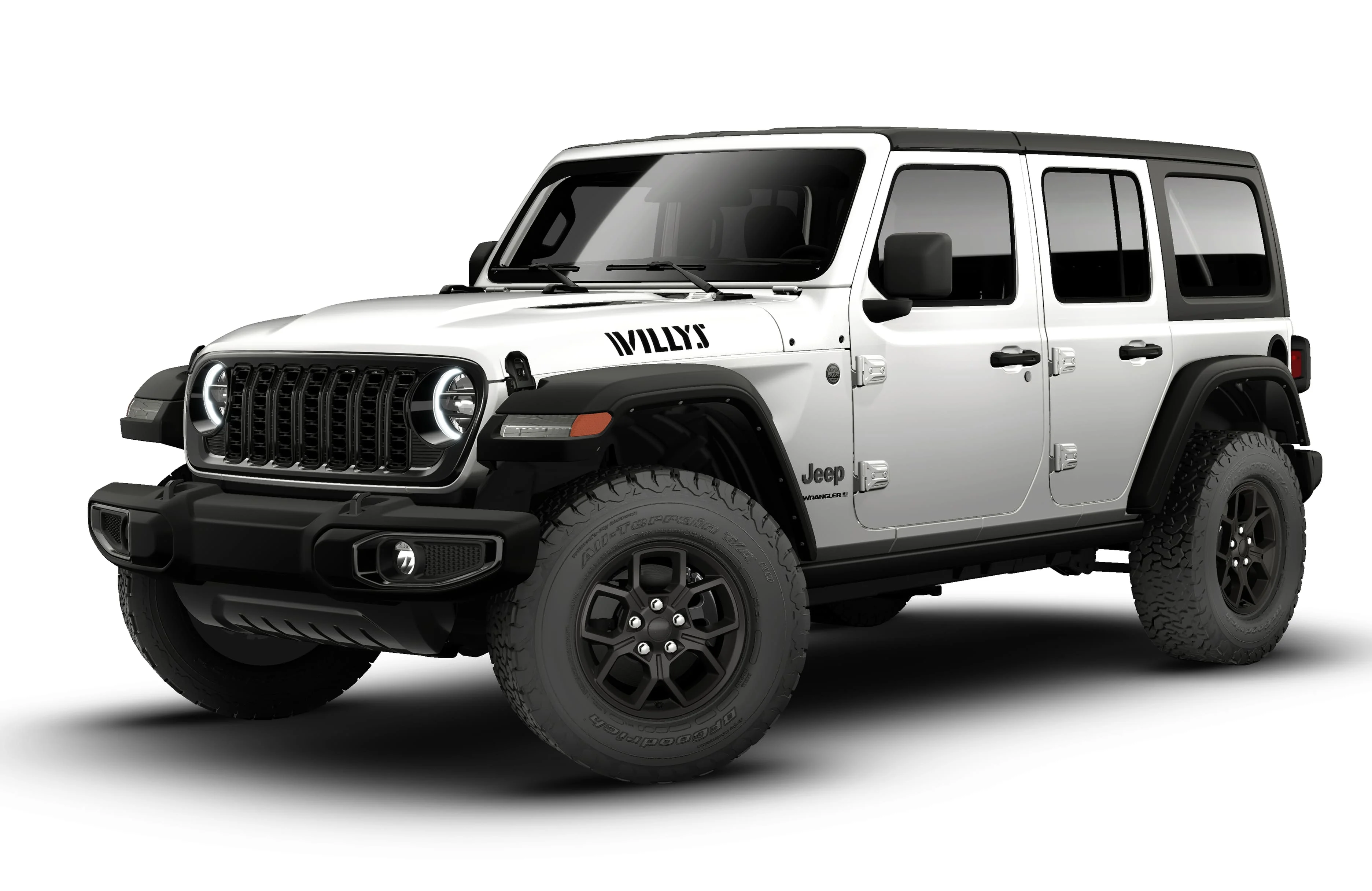 New 2026 Bright White Clear-Coat Exterior Paint Jeep Willys image 13