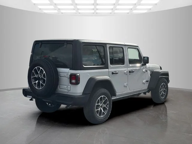 New 2026 Bright White Clear-Coat Exterior Paint Jeep Sport S image 7