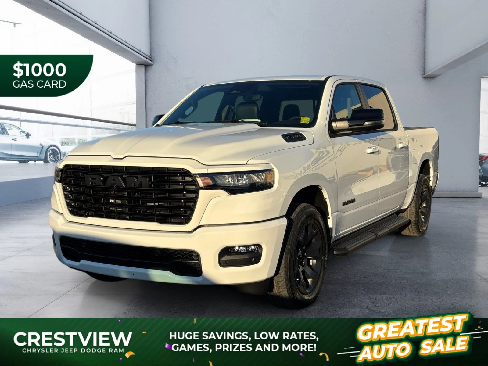 New 2027 Bright White Ram Sport image 1