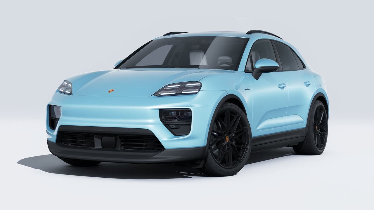 New 2026 Frozen Blue Metallic Porsche  image 1