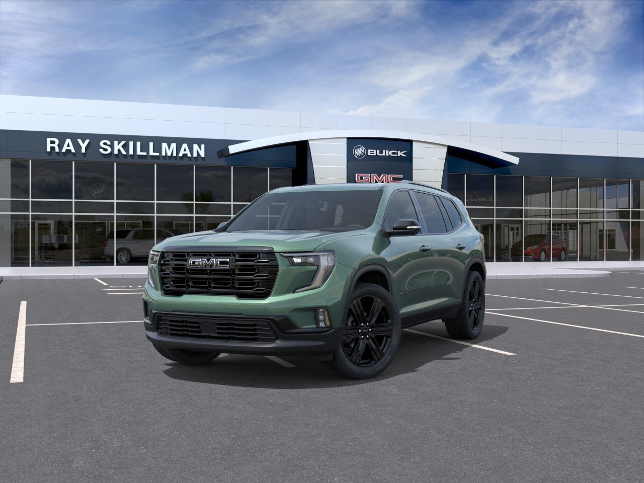 New 2027 Trailstone Green Metallic GMC Elevation image 8