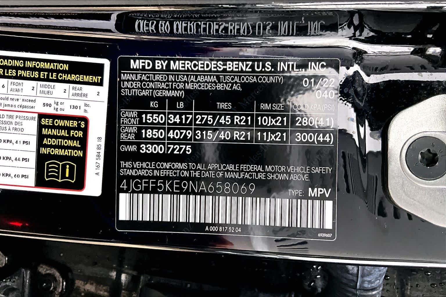 Used 2022 Black Mercedes-Benz GLS 450 image 37