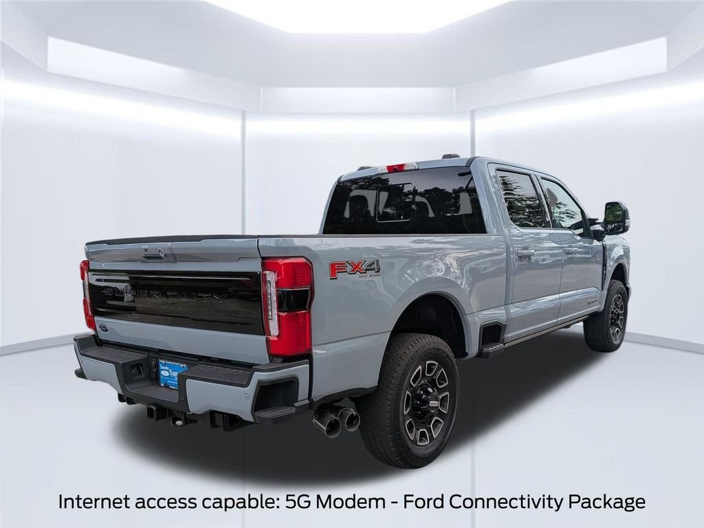 New 2026 Glacier Gray Metallic Tri-Coat Ford F-250® Platinum® image 8
