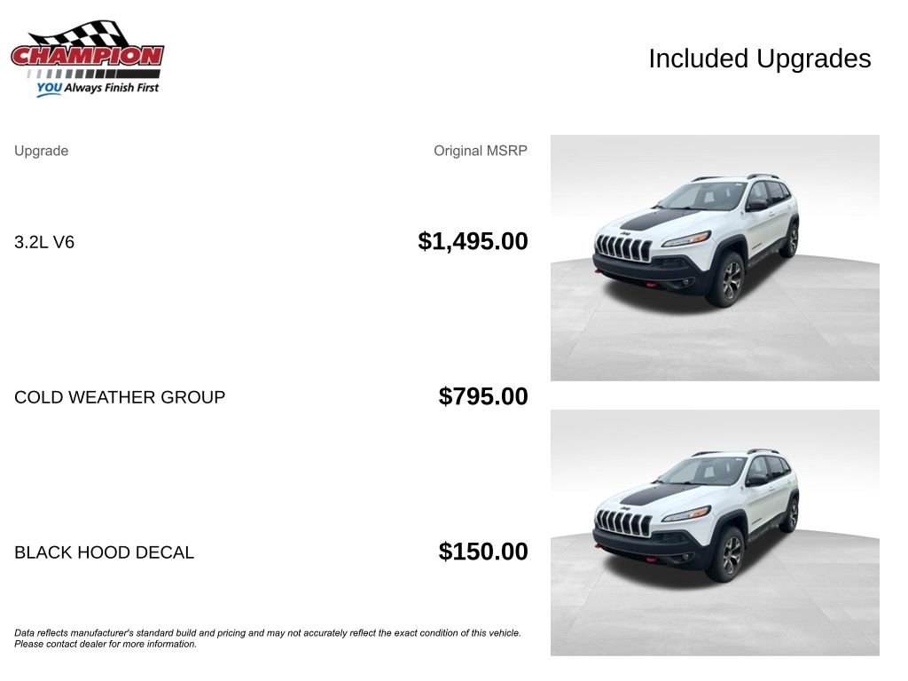 Used 2014 White Jeep Trailhawk image 4