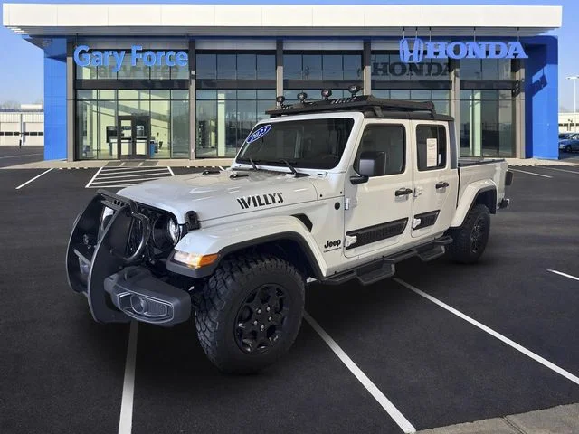 Used 2023 Bright White Clearcoat Jeep Willys image 4