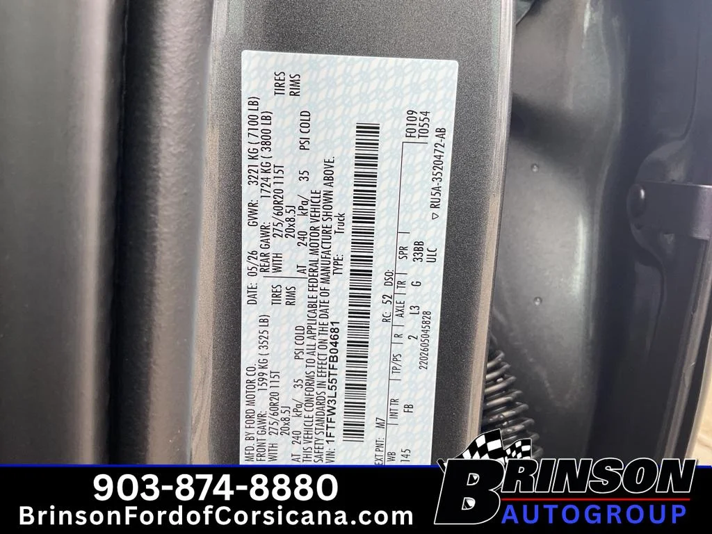 New 2026 Carbonized Gray Metallic Ford XLT image 20