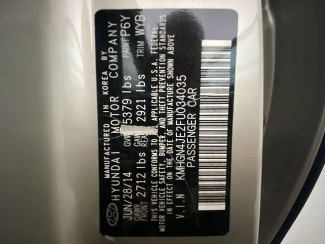 Used 2015 Beige Hyundai 3.8 image 27