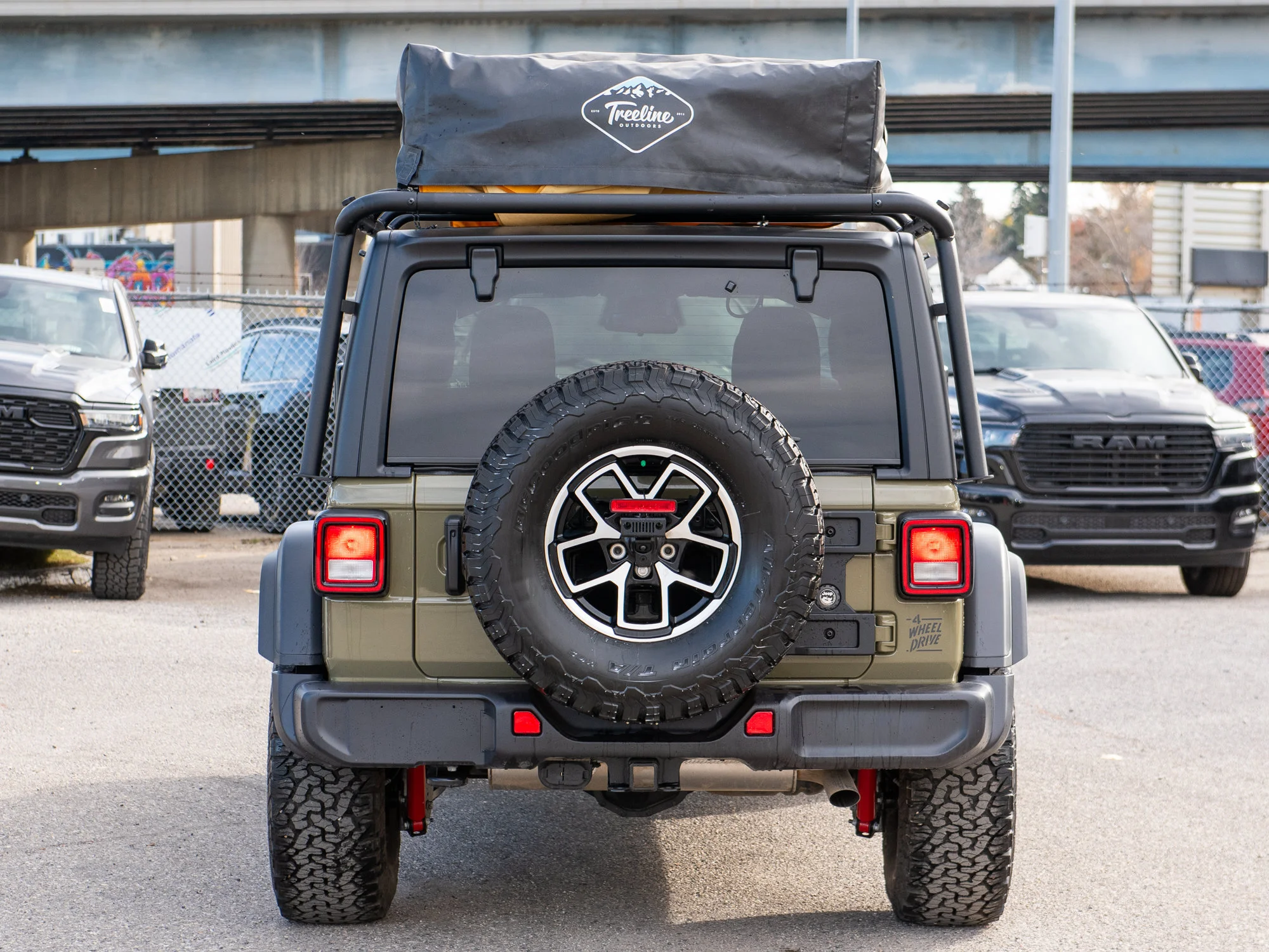 Used 2026 41 Jeep Willys* 4 Door 4x4, Roof Top Tent, Hi Lift Jack image 6