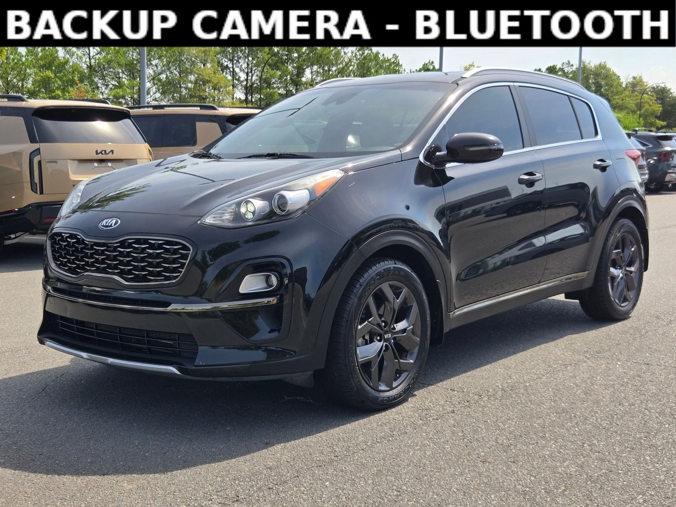 Used 2021 Black Cherry Kia S image 3