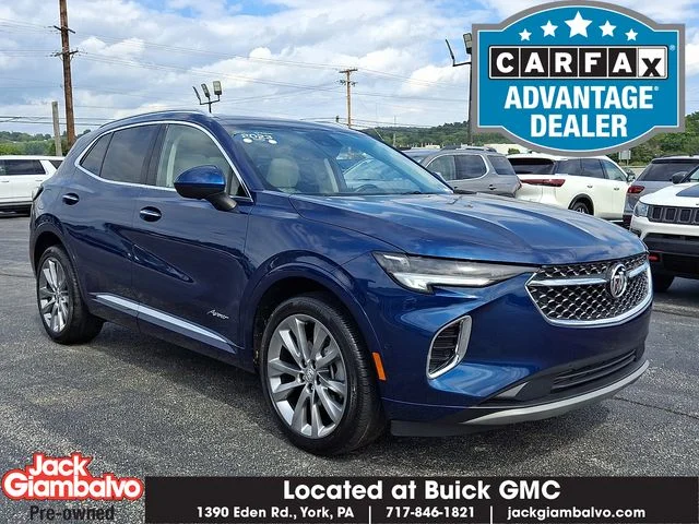 Certified Used 2023 Blue Buick Avenir image 1