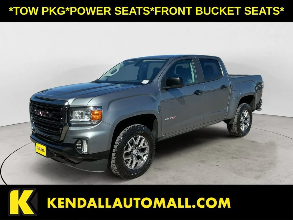 Certified Used 2022 SATIN STEEL METALLIC GMC 4WD AT4 w/Cloth image 1