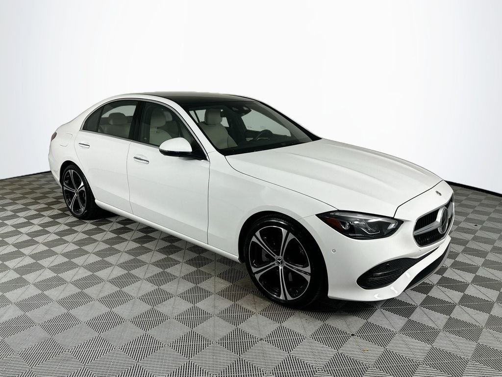 Certified Used 2026 White Mercedes-Benz C 300 image 1