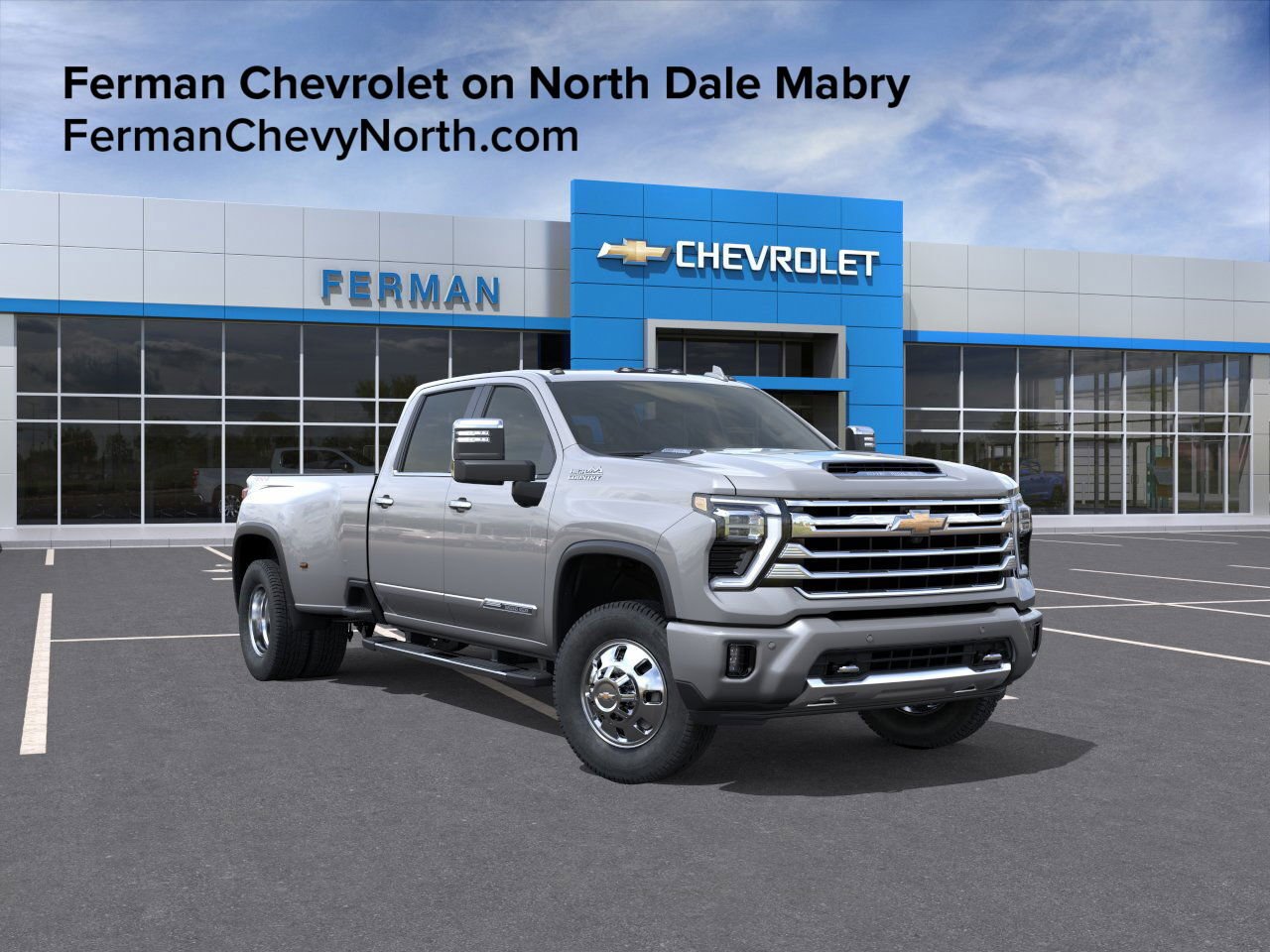 New 2026 Sterling Gray Metallic Chevrolet High Country DRW image 1