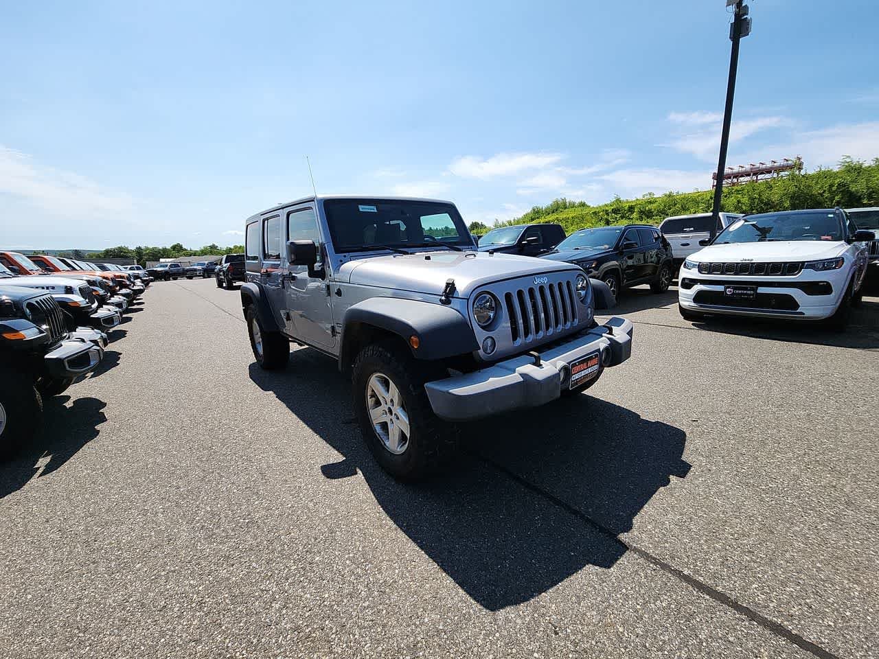 Used 2017 Jeep Wrangler Unlimited Sport S with VIN 1C4HJWDG5HL601960 for sale in Waterville, ME
