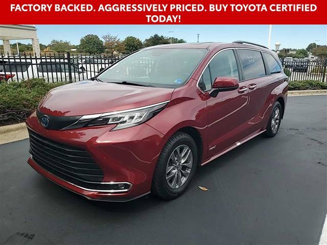 Used 2021 Red Toyota XLE image 1