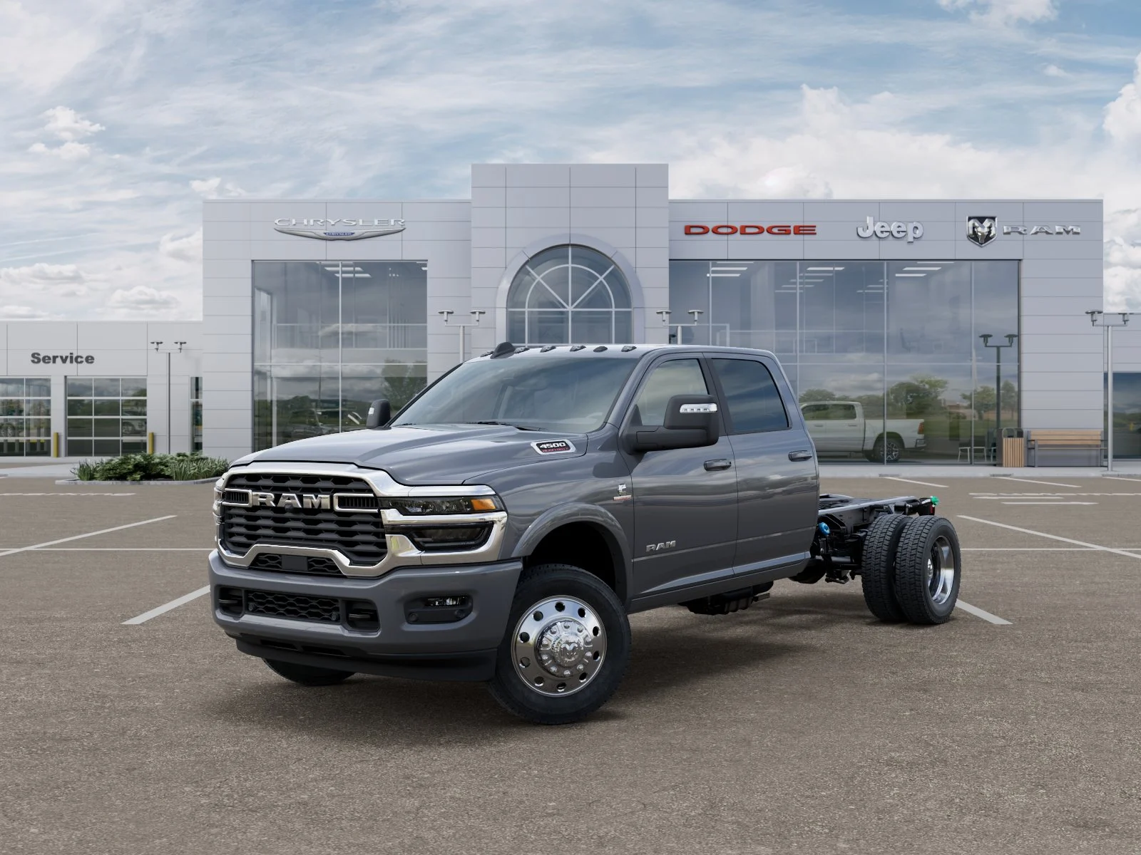 New 2026 Ceramic Gray Clear-Coat Exterior Paint RAM Laramie image 73