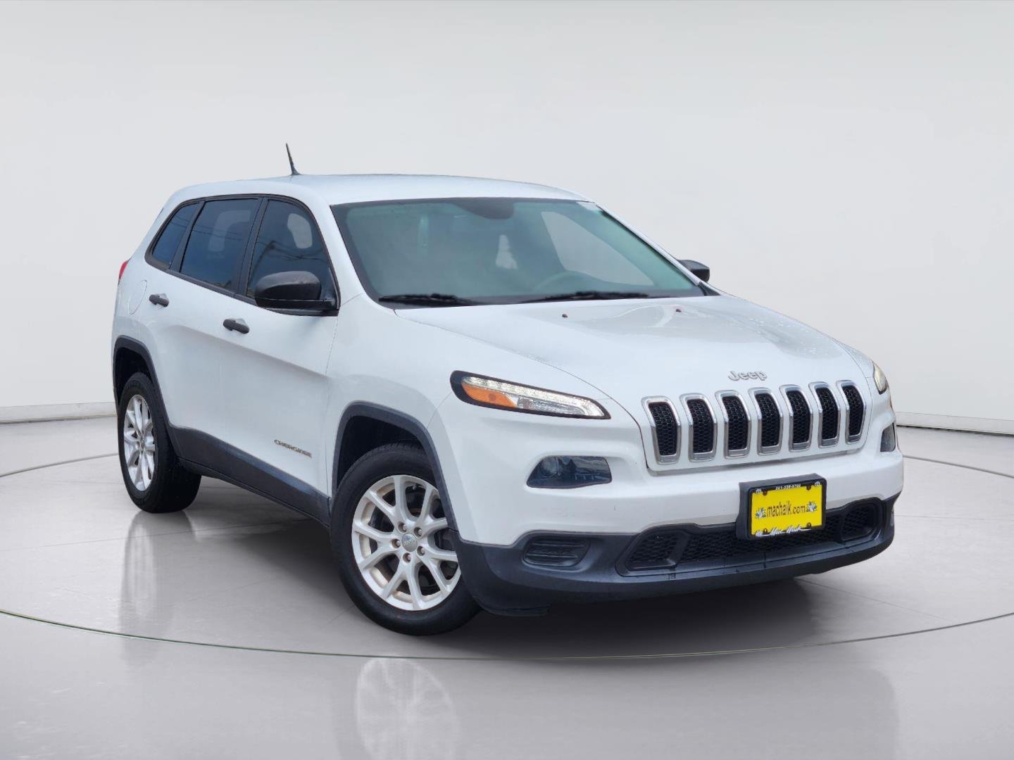 Used 2015 Bright White Clearcoat Jeep Sport image 1