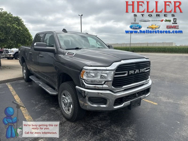 Used 2021 Granite Crystal Metallic Clearcoat Ram Big Horn image 1