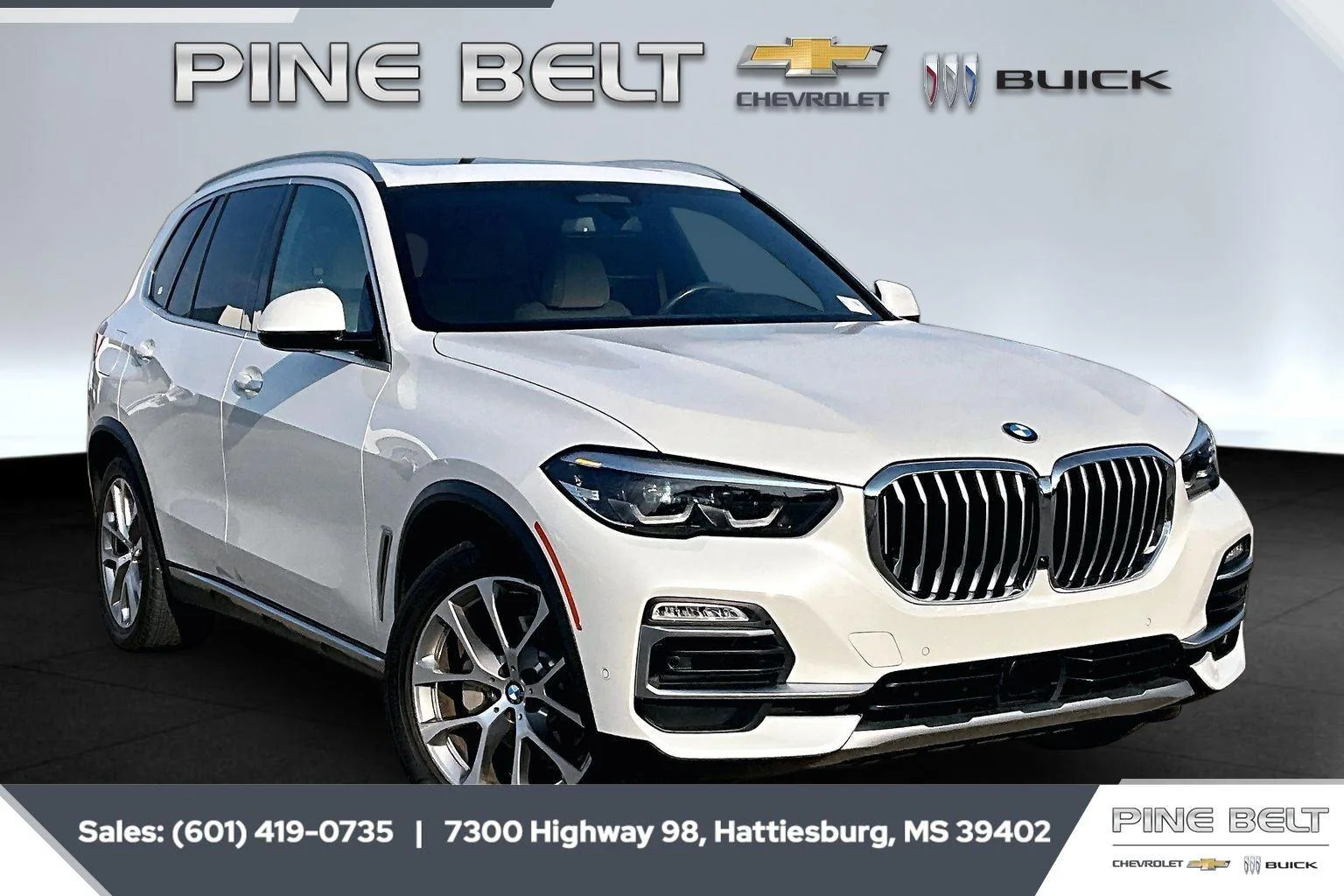 Used 2019 Mineral White Metallic BMW xDrive40i image 1