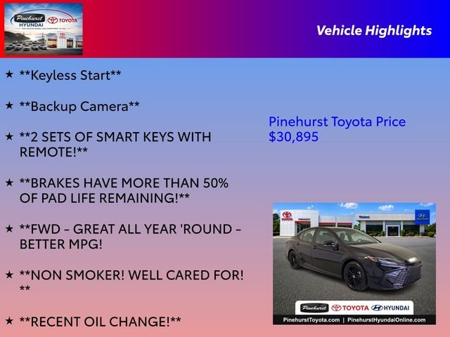 Used 2025 Black Toyota SE image 31