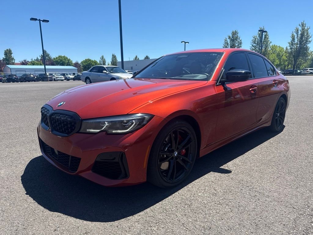 Used 2022 Sunset Orange Metallic BMW M340i xDrive image 2