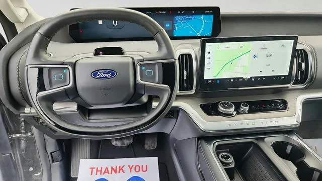 Certified Used 2025 Black Metallic Ford Platinum image 15