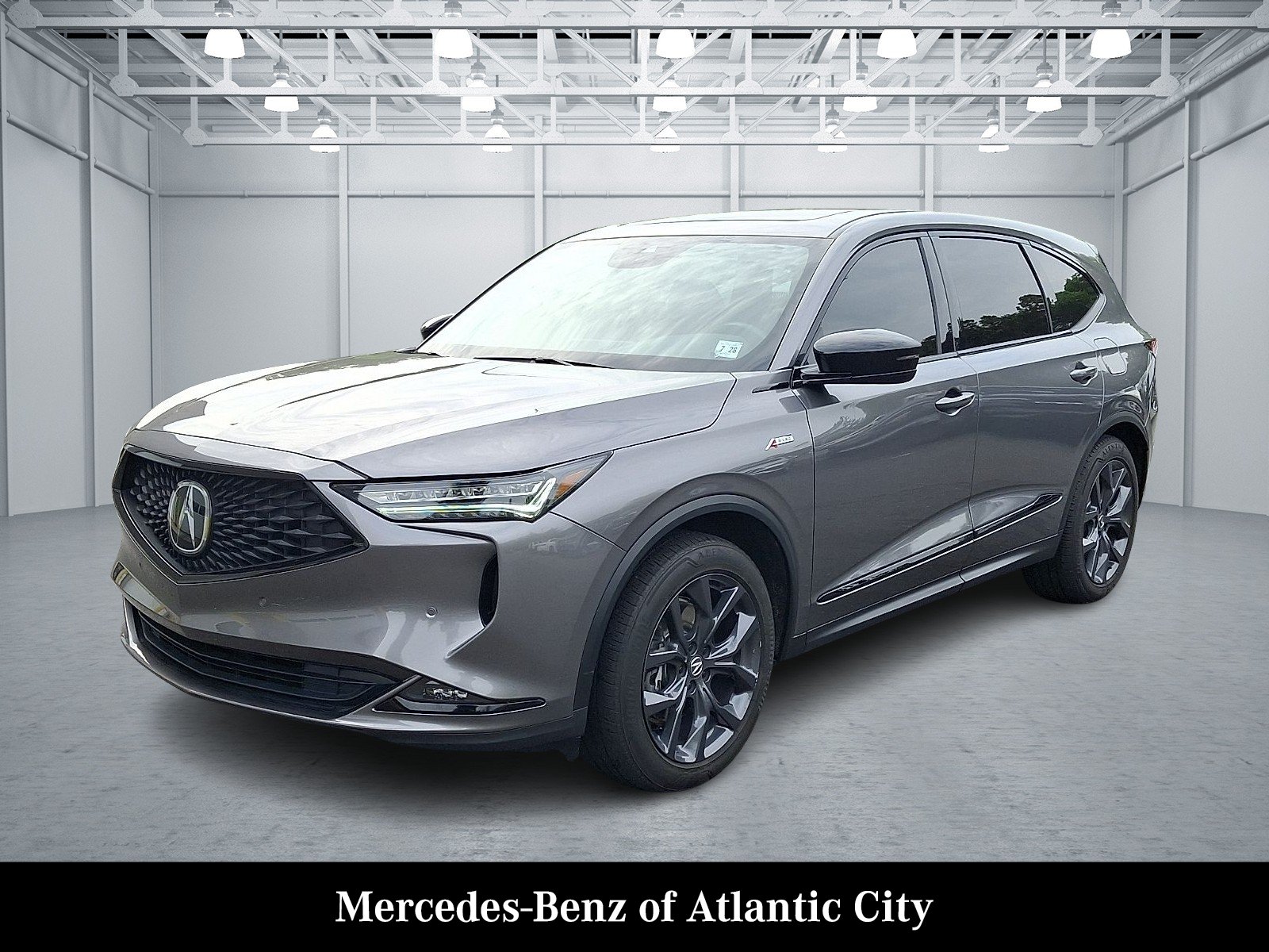 Used 2023 Liquid Carbon Metallic Acura A-SPEC image 3