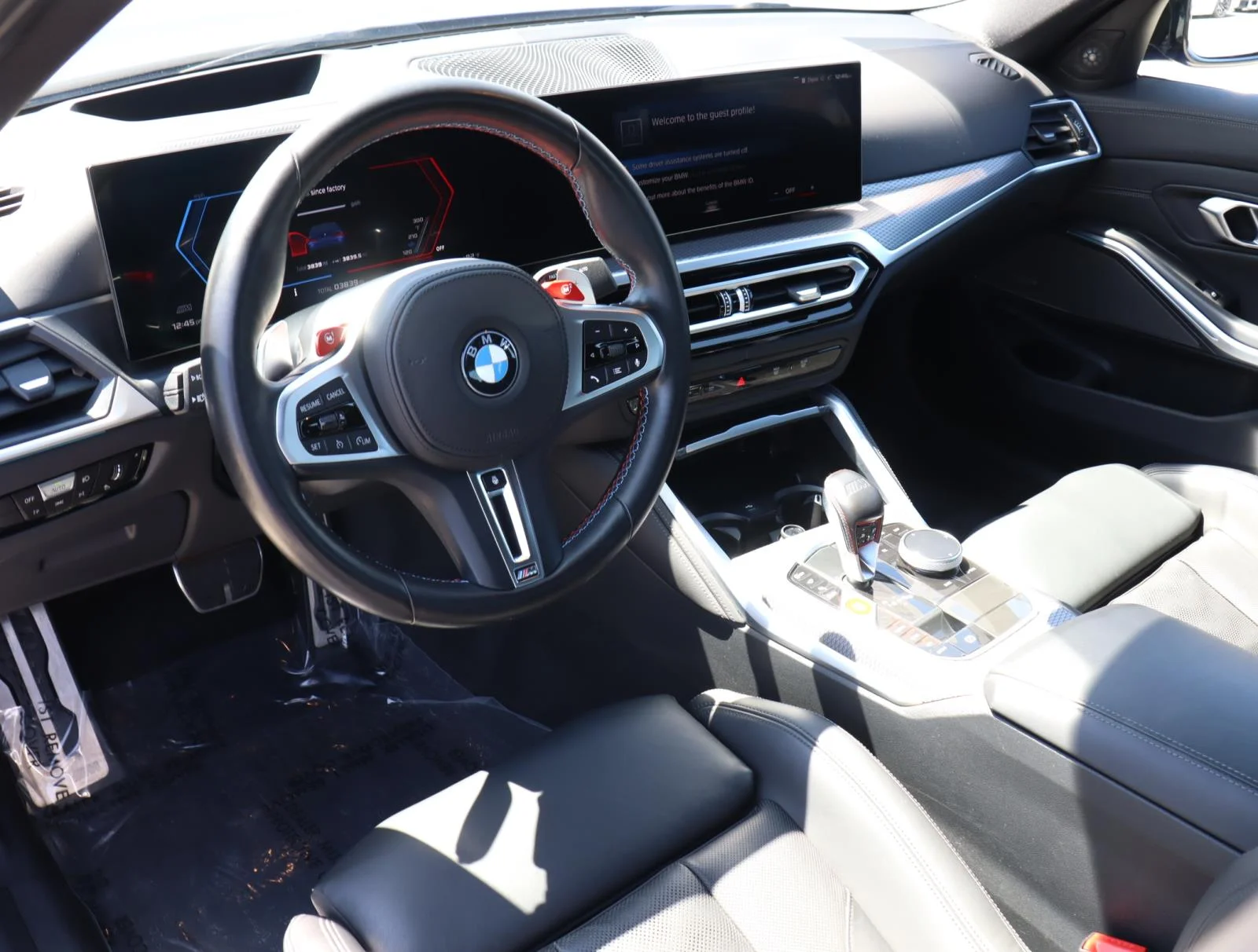 Used 2024 Frozen Portimao Blue Metallic BMW Competition Sedan image 15