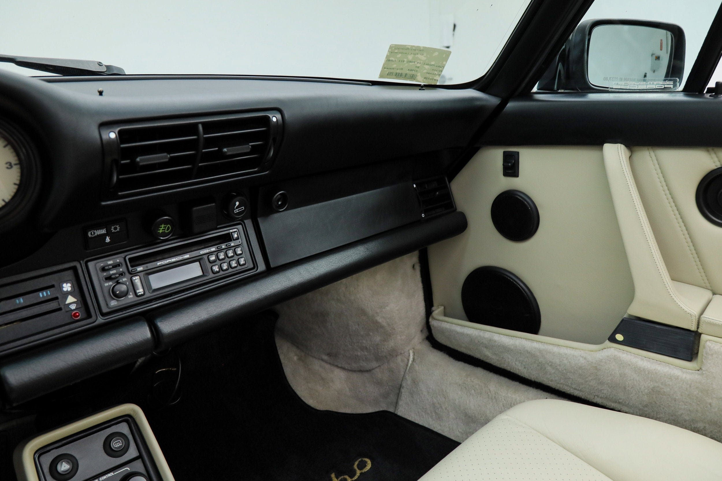 Used 1989 Black Porsche Turbo Cabriolet Slantnose image 49