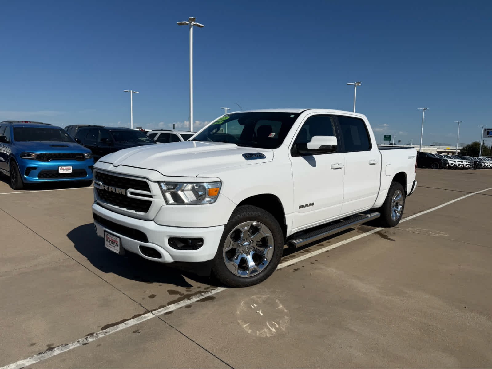 Used 2023 Bright White Clearcoat Ram Big Horn image 2