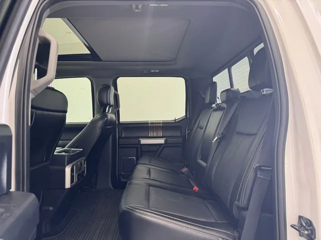 Used 2019 White Platinum Clearcoat Metallic Ford Lariat image 21
