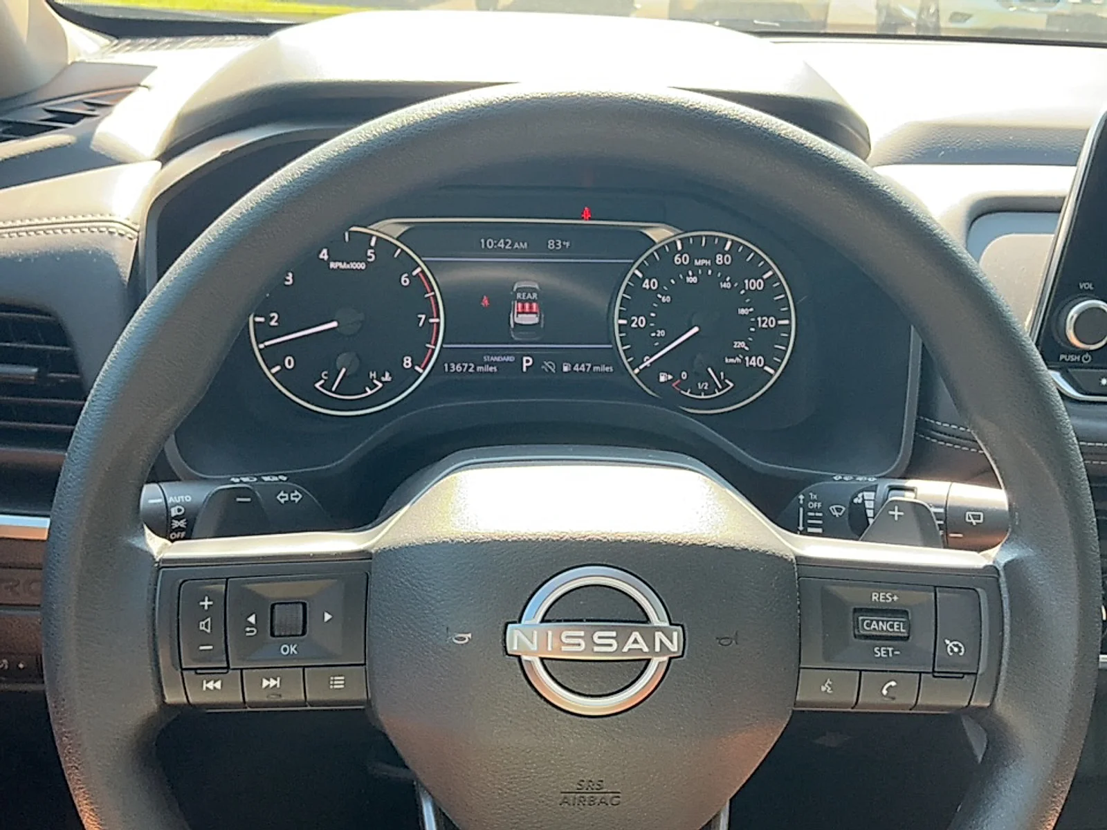 Used 2025 Super Black Nissan S FWD image 8