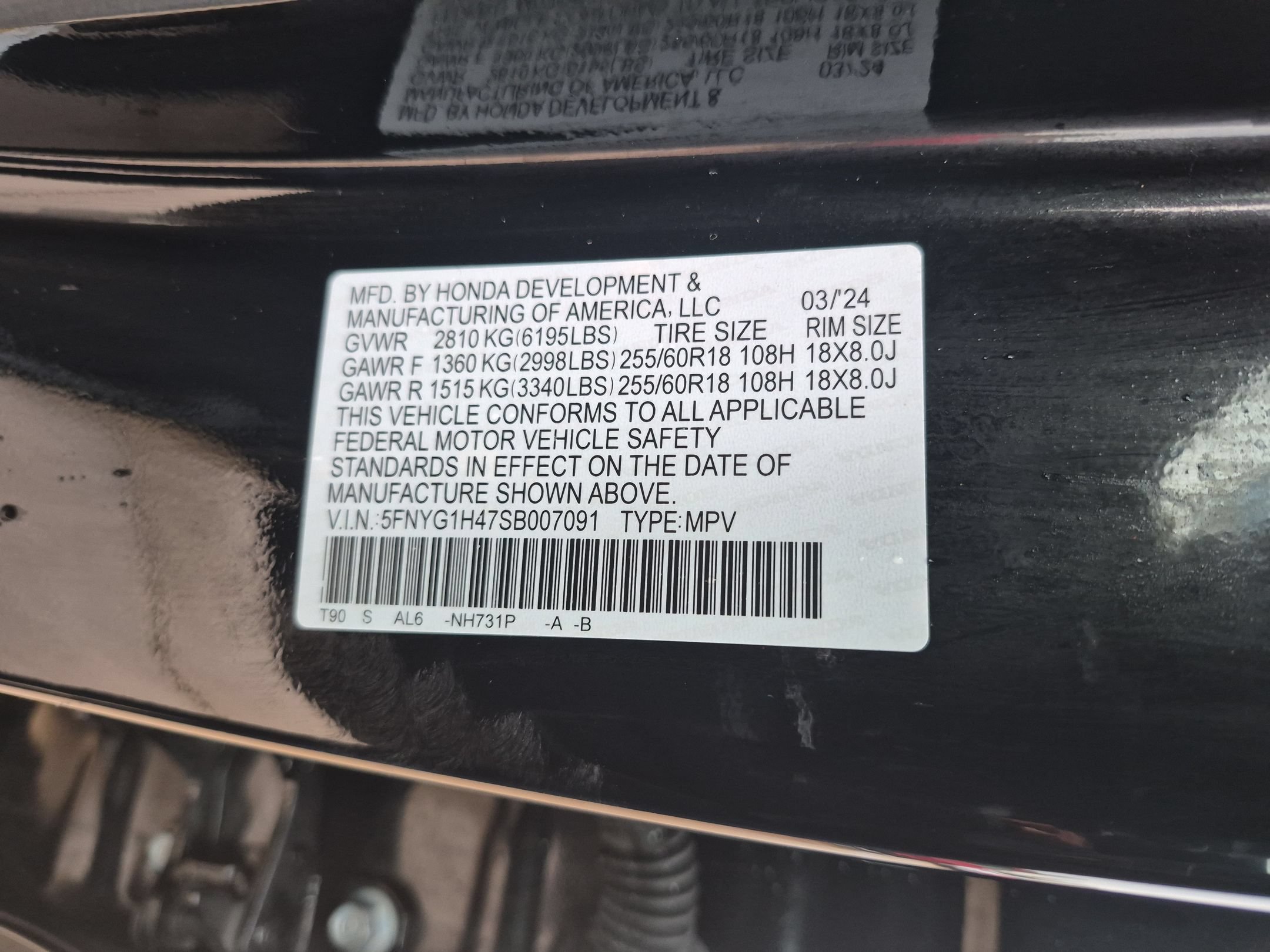 2025 Honda Pilot EX-L - Photo 34