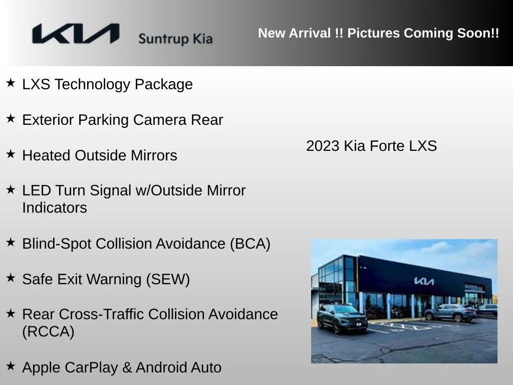 Used 2023 Blue Kia LXS image 4
