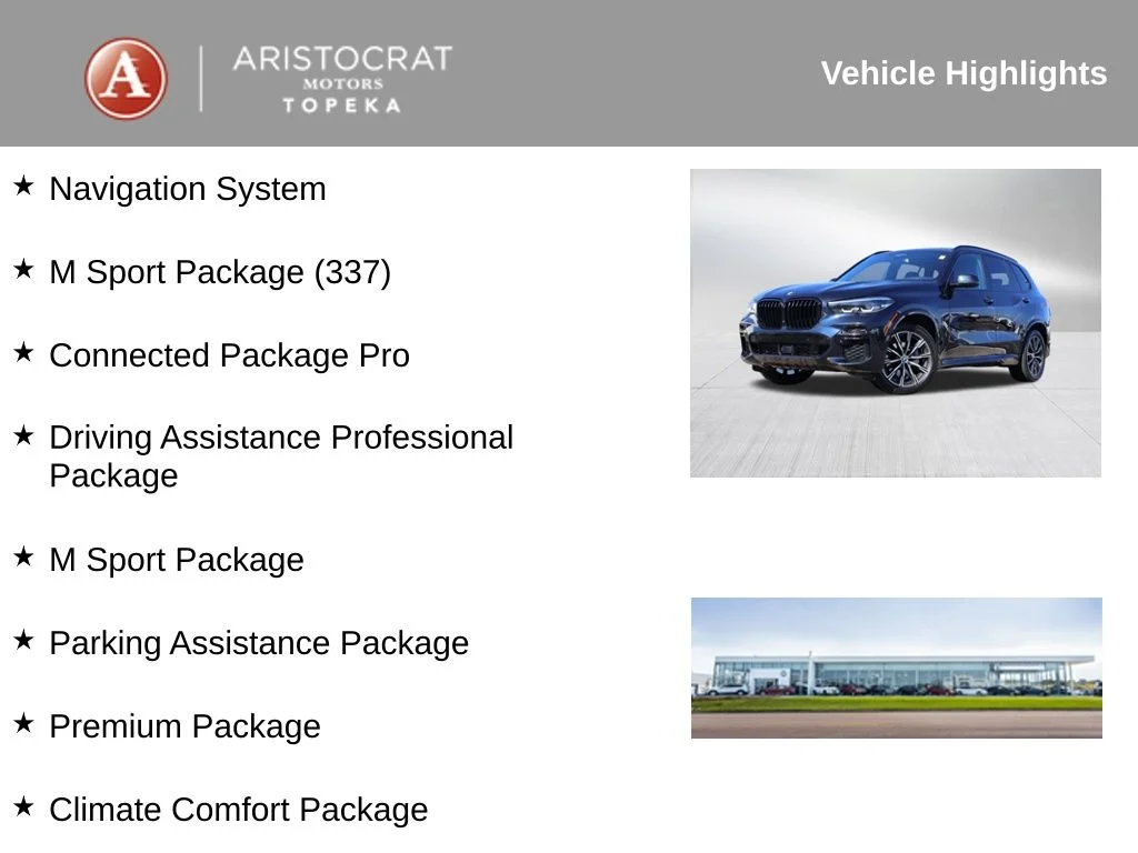 Used 2023 BMW X5 40i with VIN 5UXCR6C03P9P07261 for sale in Kansas City