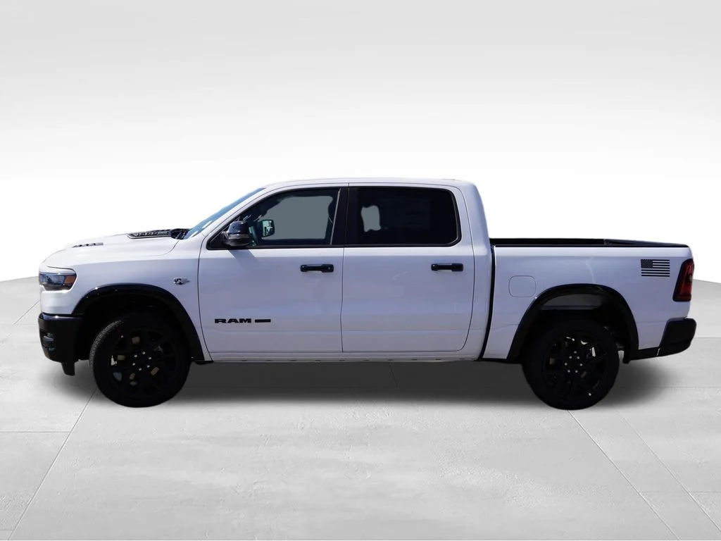 New 2026 Bright White Clear-Coat Exterior Paint RAM Laramie image 6