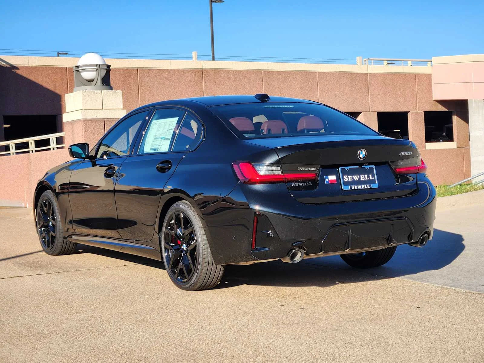 New 2026 Black Sapphire Metallic BMW 330i NA image 3