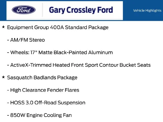 New 2026 Ruby Red Metallic Tinted Clearcoat Ford Badlands® image 6