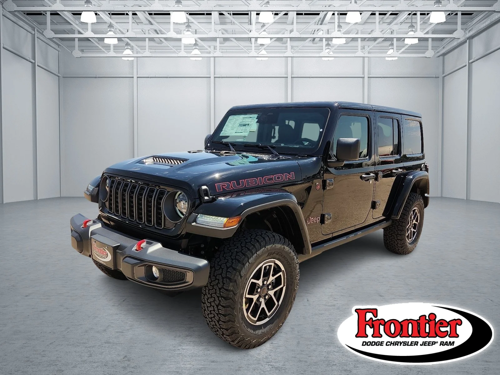 New 2026 Black Clear-Coat  Paint Jeep 4-DOOR RUBICON image 1