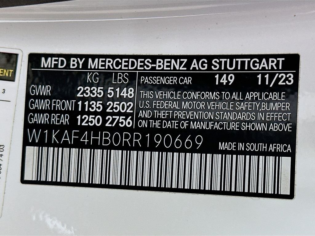 Certified Used 2024 White Mercedes-Benz C 300 image 32