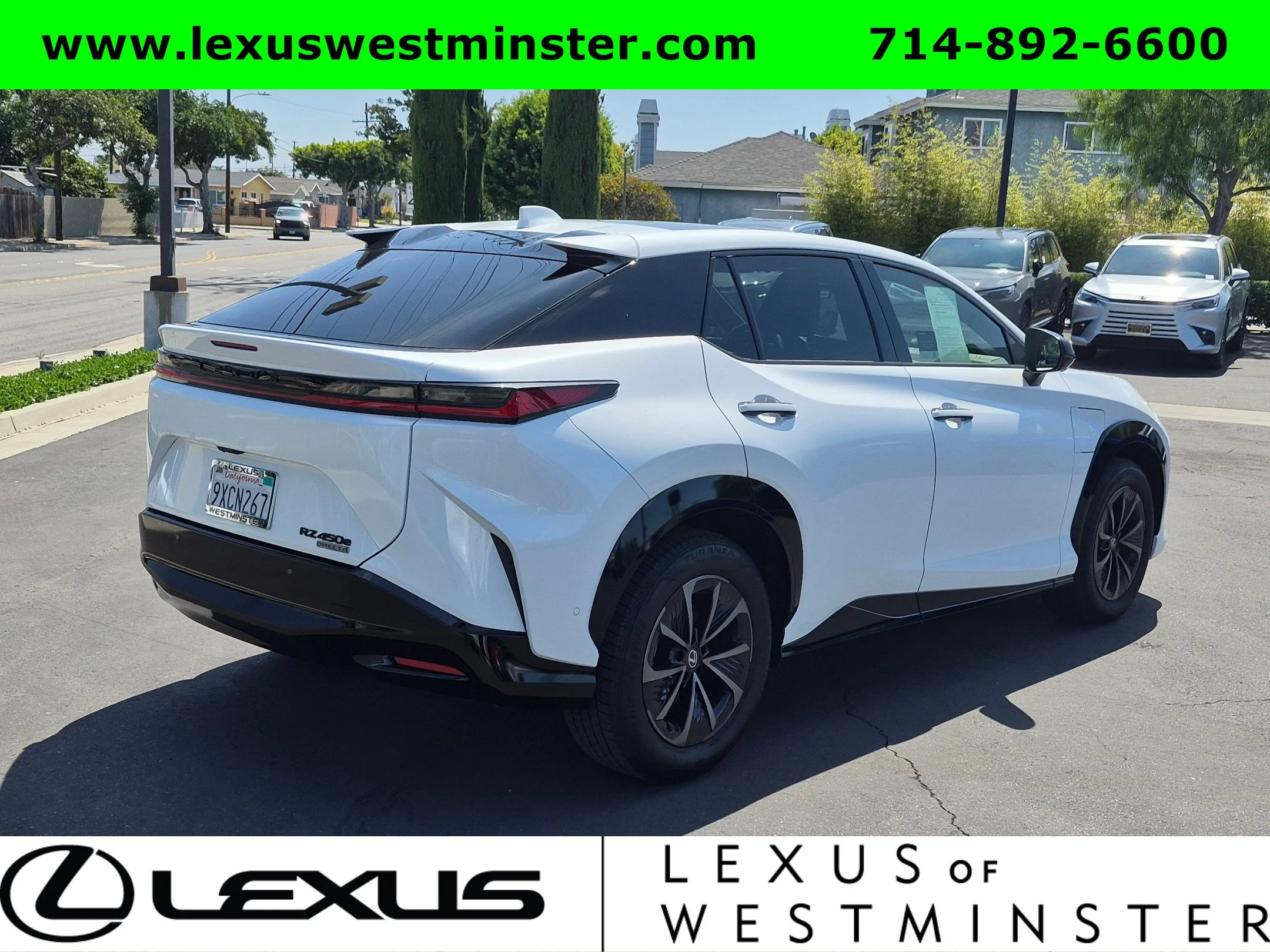 Used 2026 Oxygen White Lexus RZ 450e Premium image 8